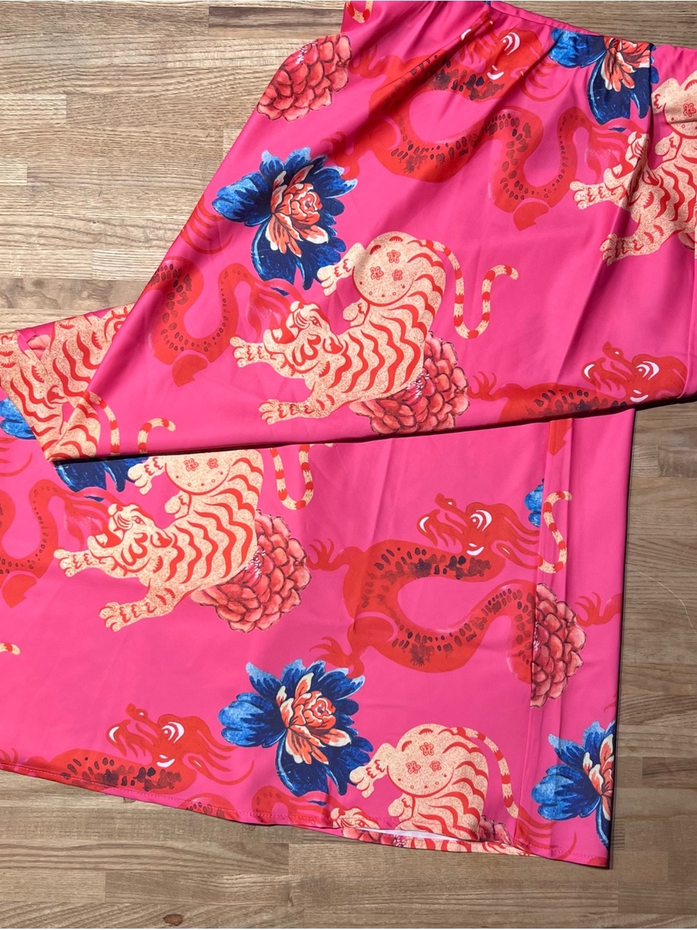 Dressed in Lala Supernova Bias Satin Skirt in Year of the Dragon S